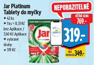 JAR PLATINUM TABLETY DO MYKY