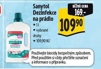 SANYTOL DEZINFEKCE NA PRDLO