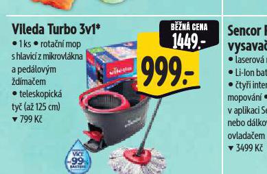 VILEDA TURBO 3v1