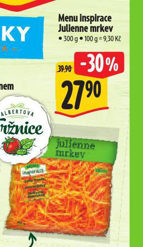 MENU INSPAIRACE JULIENNE MRKEV