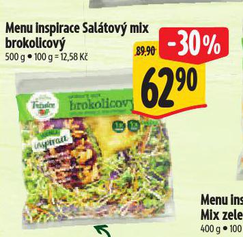 MENU INSPIRACE SALTOV MIX BROKOLICOV