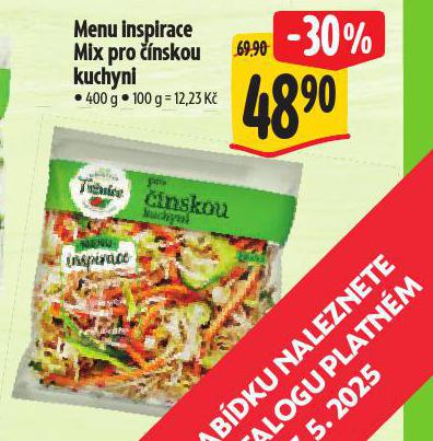 MENU INSPIRACE MIX PRO NSKOU KUCHYNI