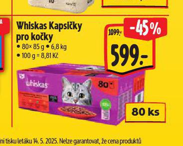 WHISKAS KAPSIKY PRO KOKY