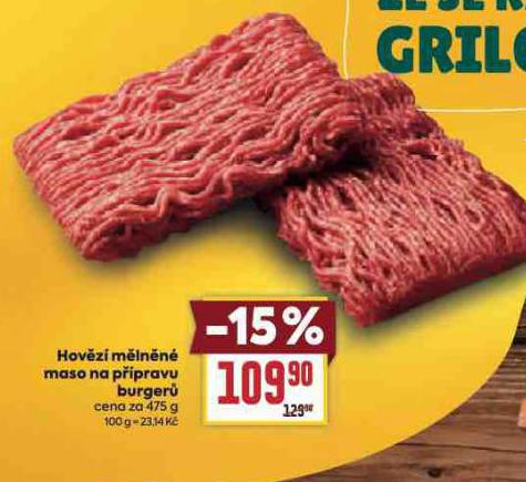 HOVZ MLNN MASO NA PPRAVU BURGR