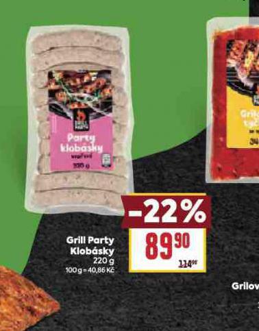 GRILL PARTY KLOBSKY