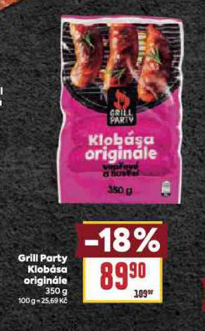 GRILL PARTY KLOBSA ORIGINALE