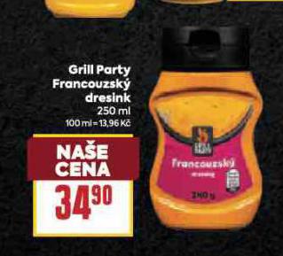 GRILL PARTY FRANCOUZSK DRESINK