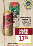 PIVO GAMBRINUS PATRON 12