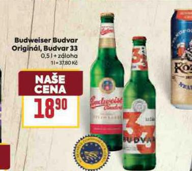 PIVO BUDVAR 33