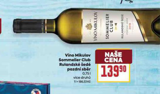 VNO MIKULOV SOMMELIER CLUB RULANDSK ED