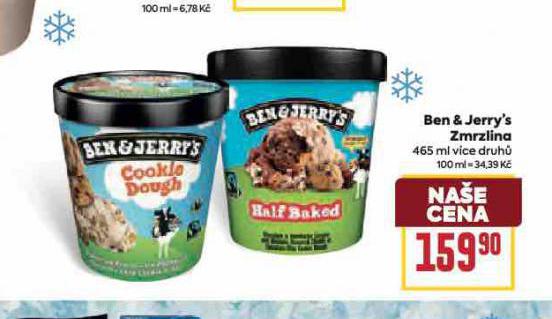 BEN & JERRYS ZMRZLINA