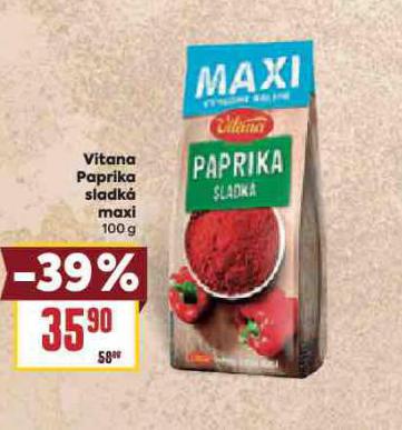 VITANA PAPRIKA SLADK MAXI