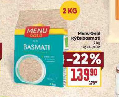 MENU GOLD RݎE BASMATI