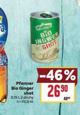 PFANNER BIO GINGER SHOT
