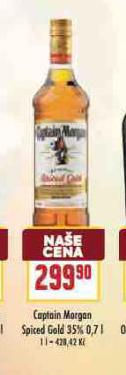 CAPTAIN MORGAN SPICED GOLD