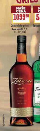 ZACAPA SOLERA GRAN RESERVA