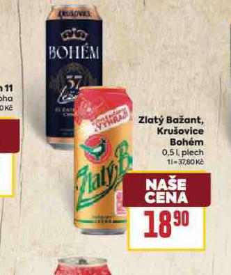 PIVO KRUOVICE BOHM