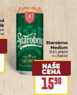PIVO STAROBRNO MEDIUM