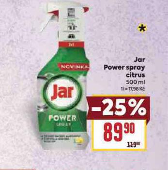 JAR POWER SPRAY CITRUS