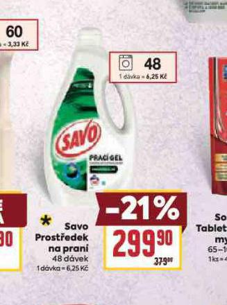 SAVO PROSTEDEK NA PRAN