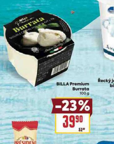 BILLA PREMIUM BURRATA
