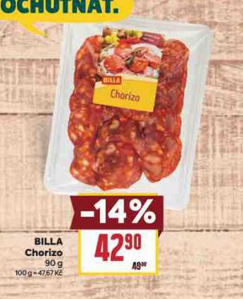 BILLA CHORIZO