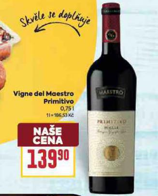 VIGNE DEL MAESTRO PRIMITIVO