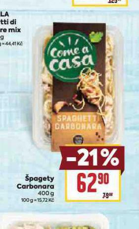 PAGETY CARBONARA