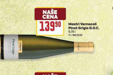 MASTRI VERNACOLI PINOT GRIGIO D.O.C.