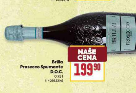 BRILLA PROSECCO SPUMANTE D.O.C.