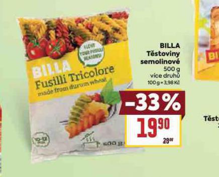 BILLA TSTOVINY SEMOLINOV