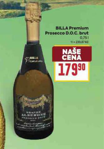 BILLA PREMIUM PROSECCO D.O.C. BRUT