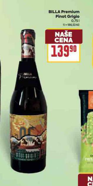 BILLA PREMIUM PINOT GRIGIO