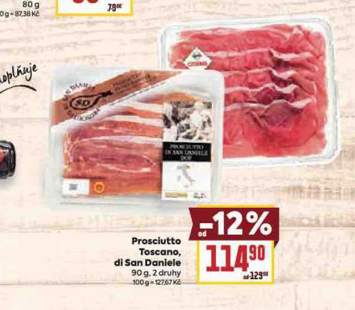 PROSCIUTTO TOSCANO, DI SAN DANIELE