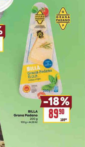 BILLA GRANA PADANO