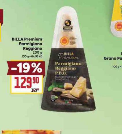 BILLA PREMIUM PARMIGIANO REGGIANO