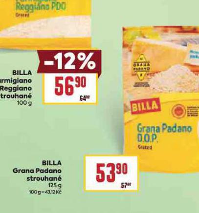 BILLA GRANA PADANO STROUHAN