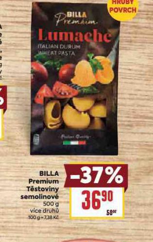 BILLA PREMIUM TSTOVINY SEMOLINOV