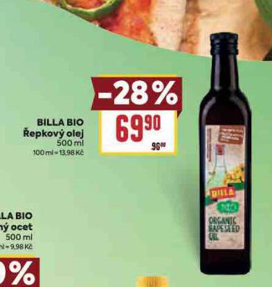 BILLA BIO EPKOV OLEJ