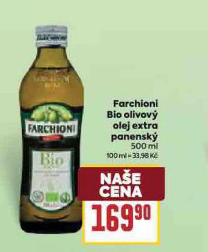 FARCHIONI BIO OLIVOV OLEJ EXTRA PANENSK