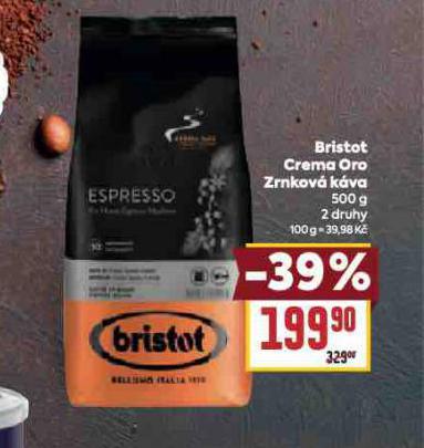 BRISTOT CREMA ORO ZRNKOV KVA