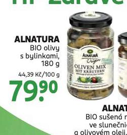 ALNATURE BIO OLIVY S BYLINKAMI