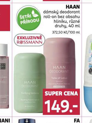 HAAN DEODORANT