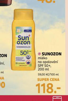SUNOZON MLKO NA OPALOVN