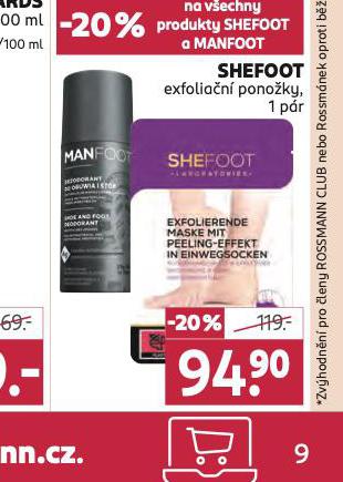SHEFOOT EXFOLIAN PONOKY