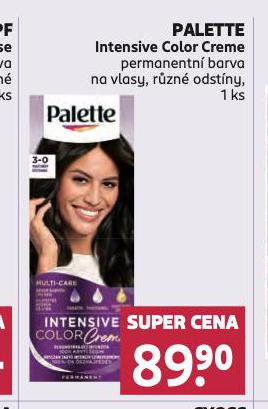 PALETTE INTENSIVE COLOR CREME BARVA NA VLASY
