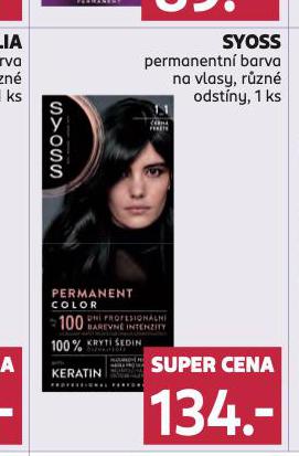 SYOSS PERMANENTN BARVA NA VLASY