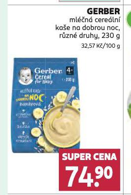 GERBER MLN CERELN KAE NA DOBROU NOC
