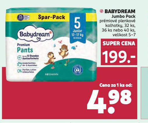 BABYDREAM JUMBO PACK PREMIOV PLENKY