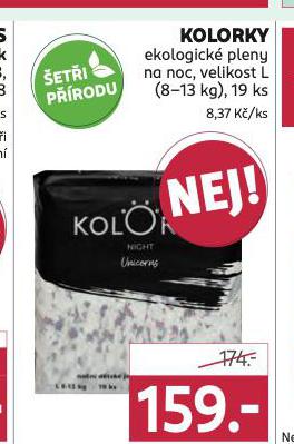 KOLORKY EKOLOGICK PLENY